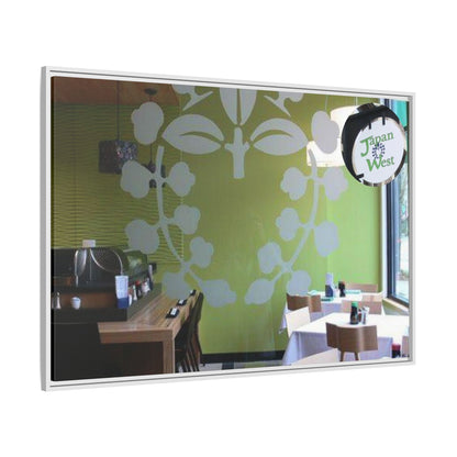 Japan West Findlay O. Modern Botanical Canvas Art - Framed Wall Decor for Dining Spaces