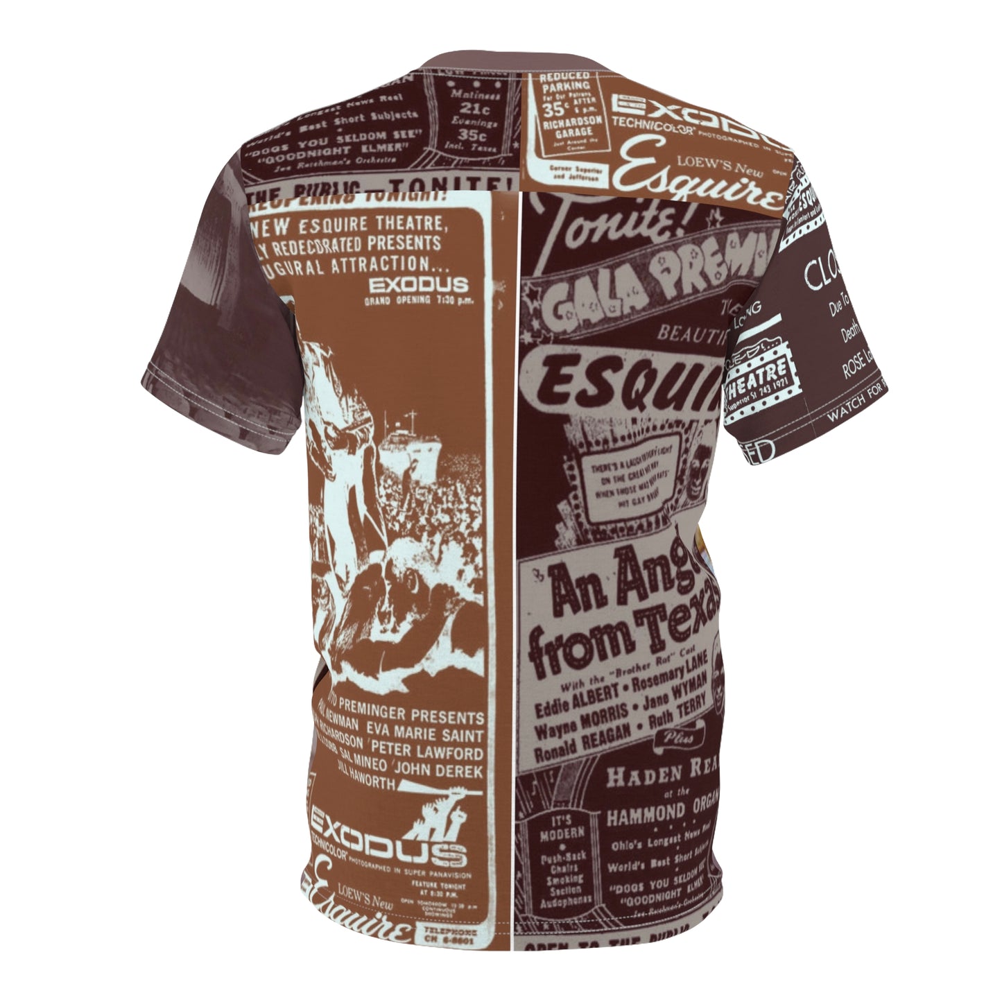 Esquire Theater Jack Armstrong Circuit Unisex Cut & Sew Tee (AOP)