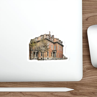 E P Jones Mansion Findlay O Color outlineDie-Cut Stickers