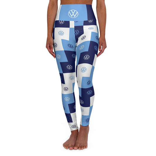 2024 VW BLUES High Waisted Yoga Leggings (AOP)