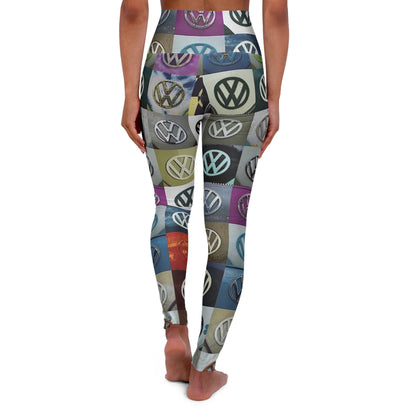 Multi Color 2024 VW Volkswagen High Waisted Yoga Leggings (AOP)