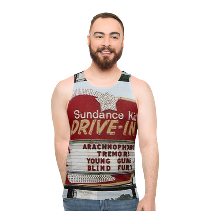 Sundance Kid Arachnophobia Unisex Tank Top (AOP)