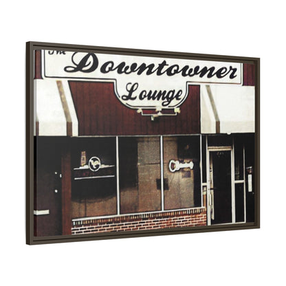 DownTowner Lounge Matte Canvas, Framed (Multi-color)