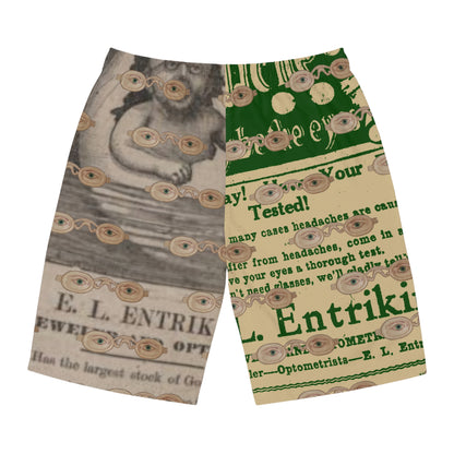E L Entrikin Men's Board Shorts (AOP)