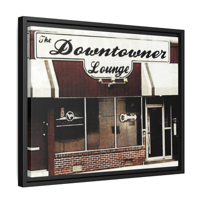 DownTowner Lounge Matte Canvas, Framed (Multi-color)