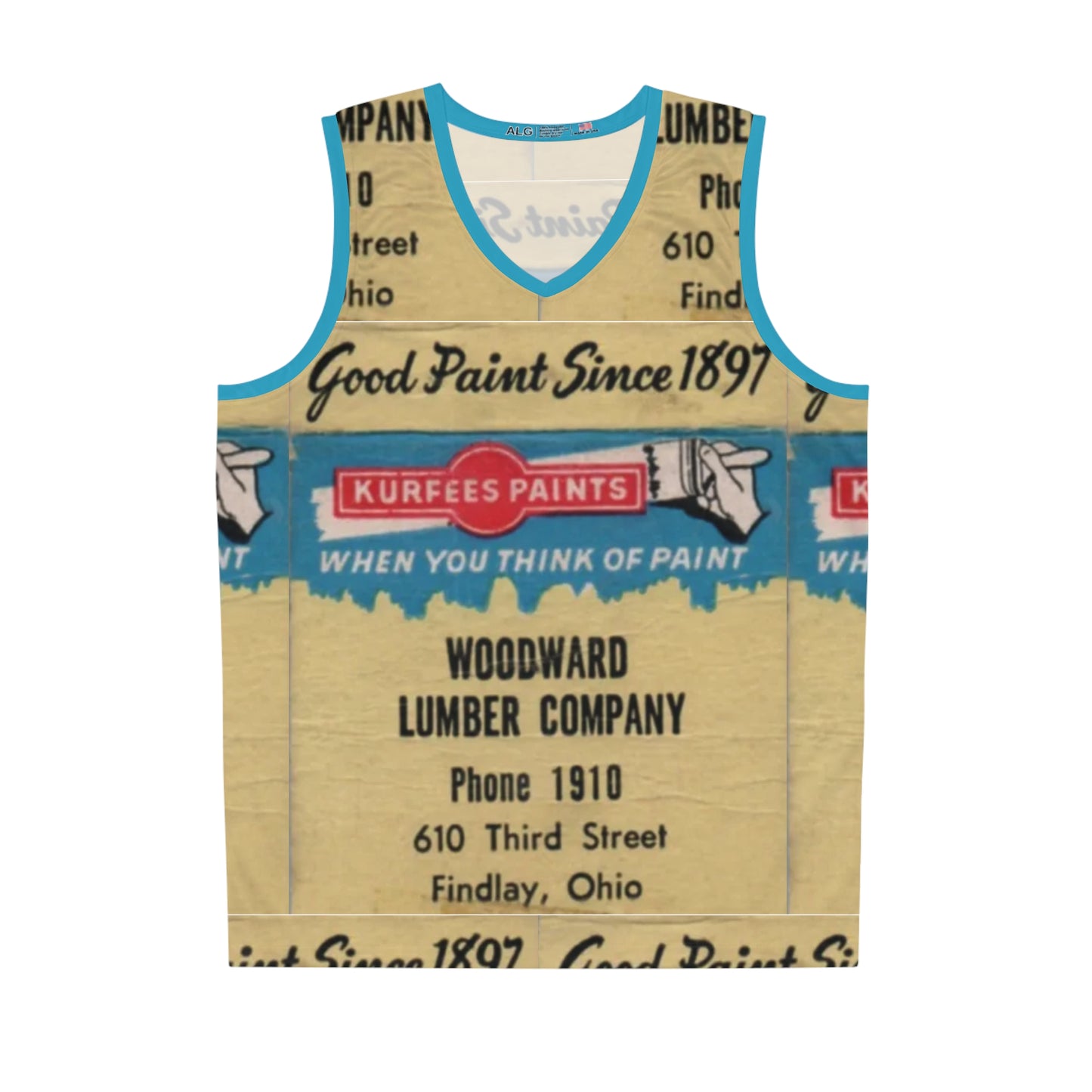 Woodward Lumber Findlay O. Basketball Jersey (AOP)
