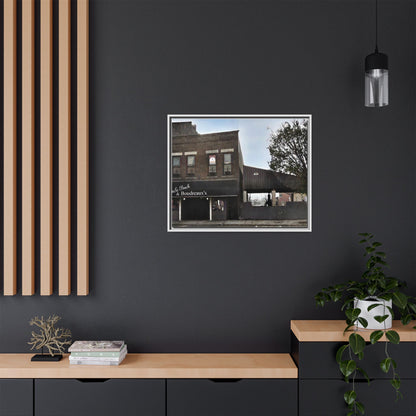 Uncle Buck & Boudreaux’s Framed Matte Canvas Art - Uncle Buck & Boudreaux's Street Scene Decor