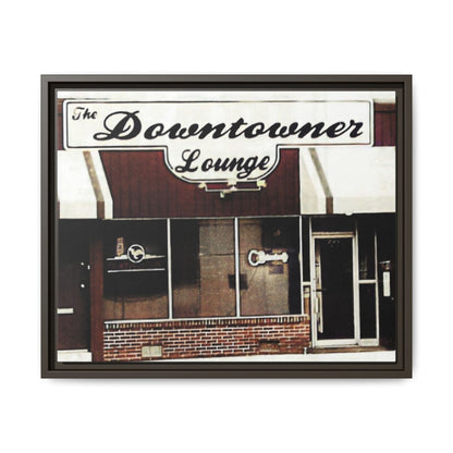 DownTowner Lounge Matte Canvas, Framed (Multi-color)