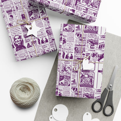 FINDLAY CINEMAS colorway Eggplant Gift Wrap