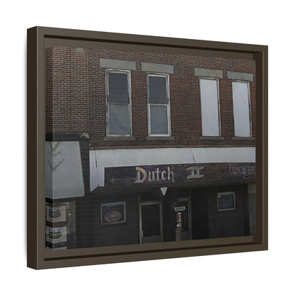 Dutch II Vintage Dutch Bar Framed Canvas Print - Retro Wall Art