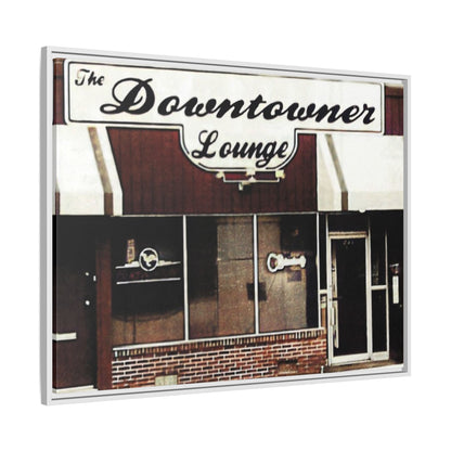 DownTowner Lounge Matte Canvas, Framed (Multi-color)