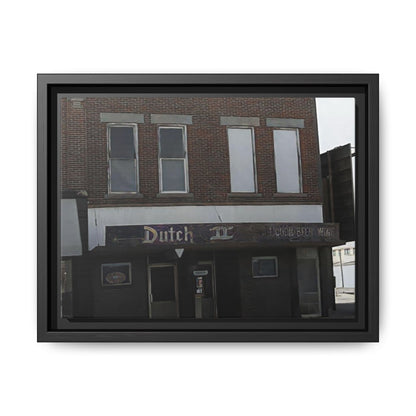 Dutch II Vintage Dutch Bar Framed Canvas Print - Retro Wall Art