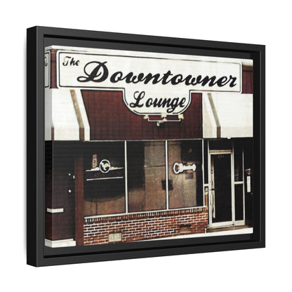 DownTowner Lounge Matte Canvas, Framed (Multi-color)