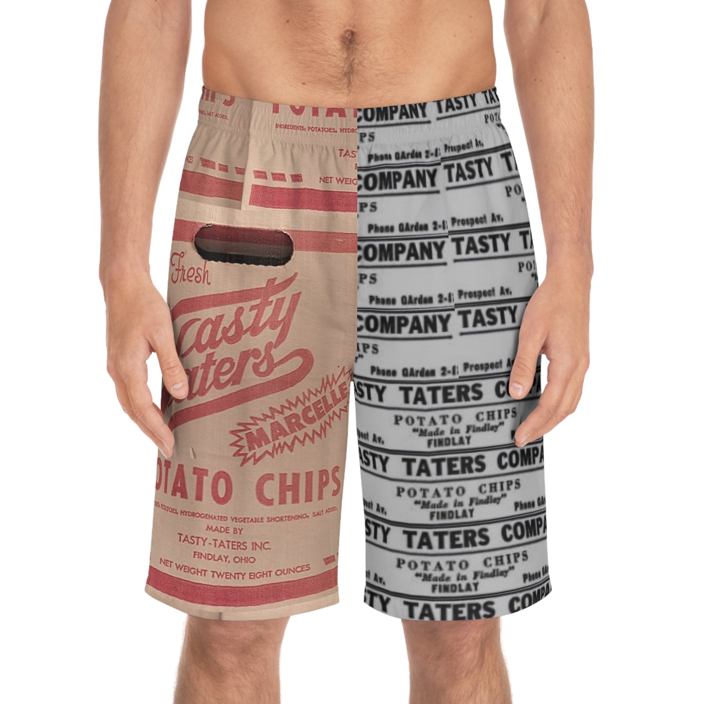 Tasty Taters Men's Board Shorts (AOP)