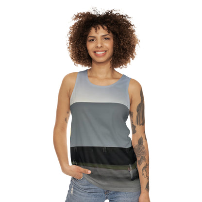 Butch Cassidy Drive-In Unisex Tank Top (AOP)