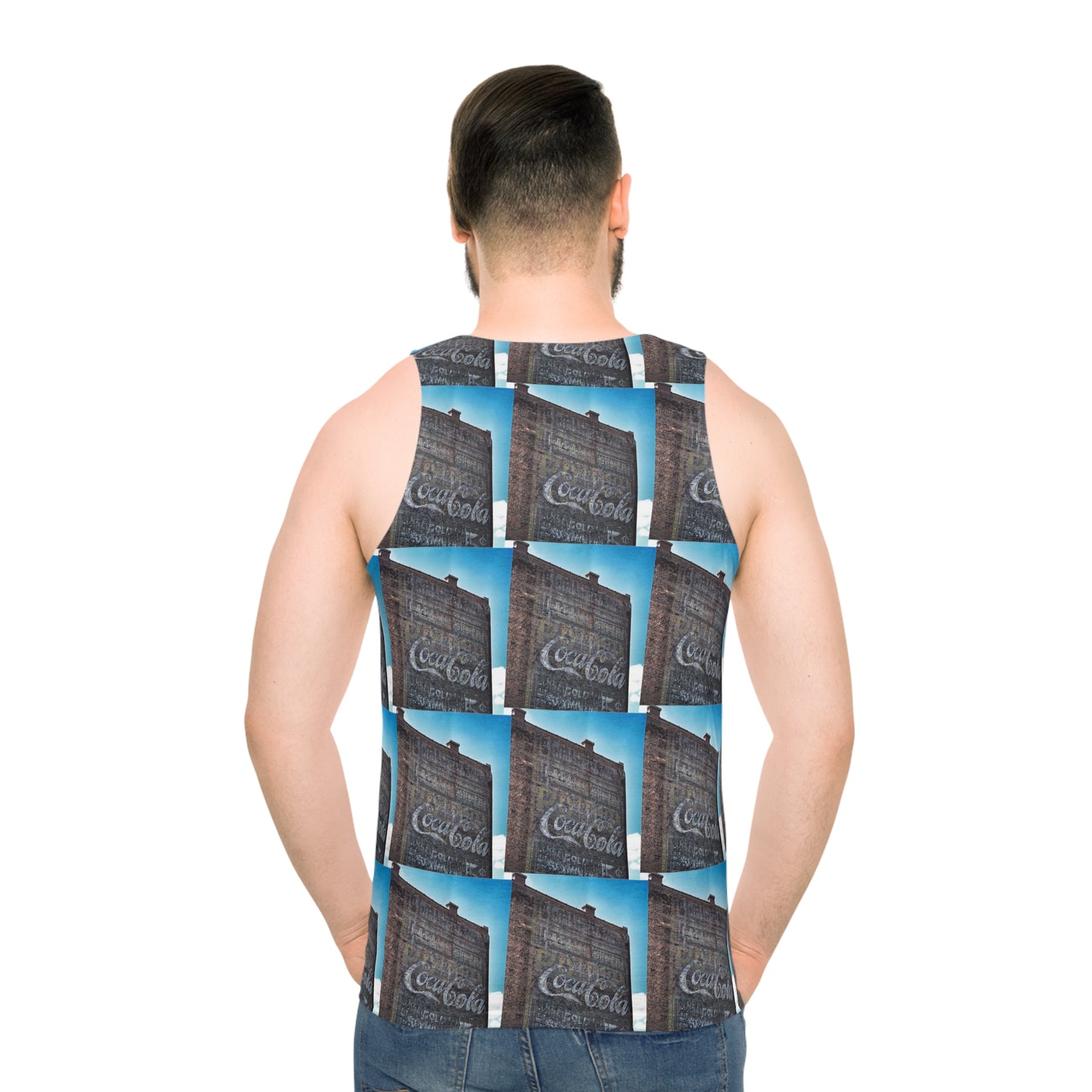 Coca Cola Brickboard Unisex Tank Top (AOP)