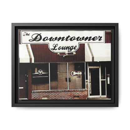 DownTowner Lounge Matte Canvas, Framed (Multi-color)