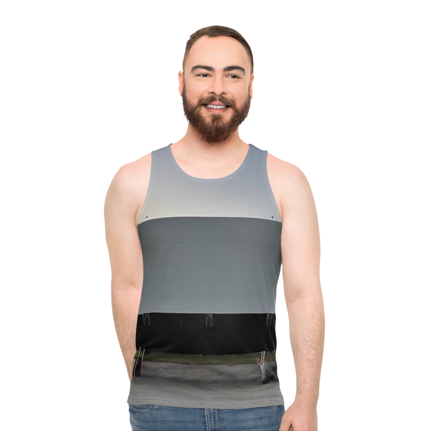 Butch Cassidy Drive-In Unisex Tank Top (AOP)