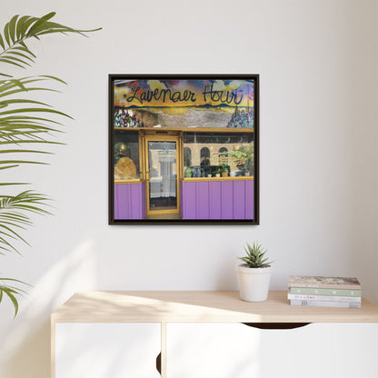 The Lavender Hour Findlay O. Framed Matte Canvas Art - The Lavenear Hour Storefront Decor