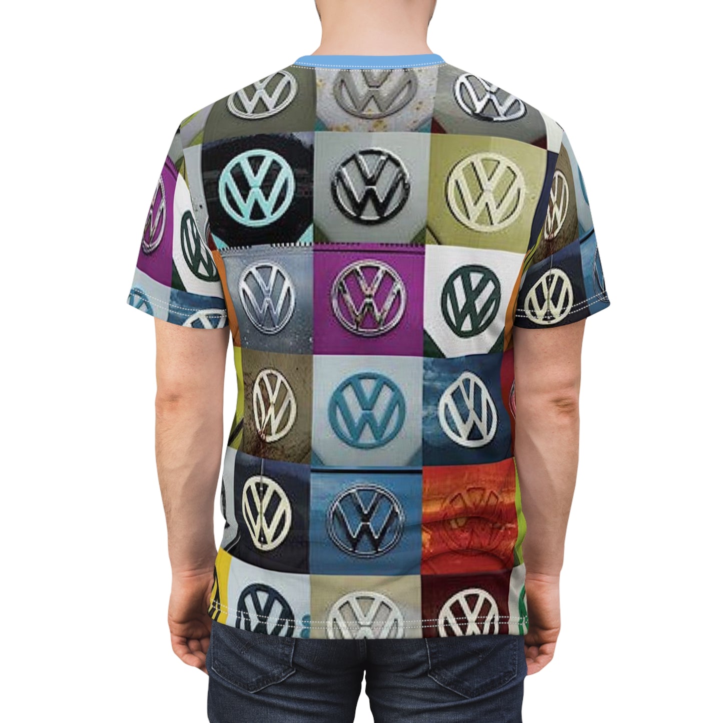 Multi Volkswagen Unisex Cut & Sew Tee (AOP)