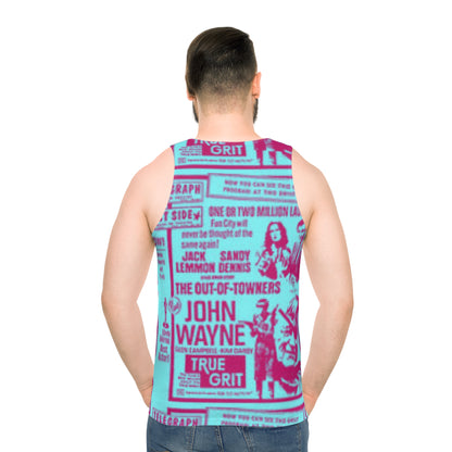 Butch Cassidy Drive-In Unisex Tank Top (AOP)