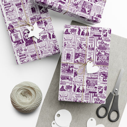 FINDLAY CINEMAS colorway Eggplant Gift Wrap