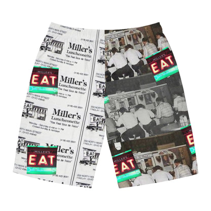 Miller’s Luncheonette Men's Board Shorts (AOP)