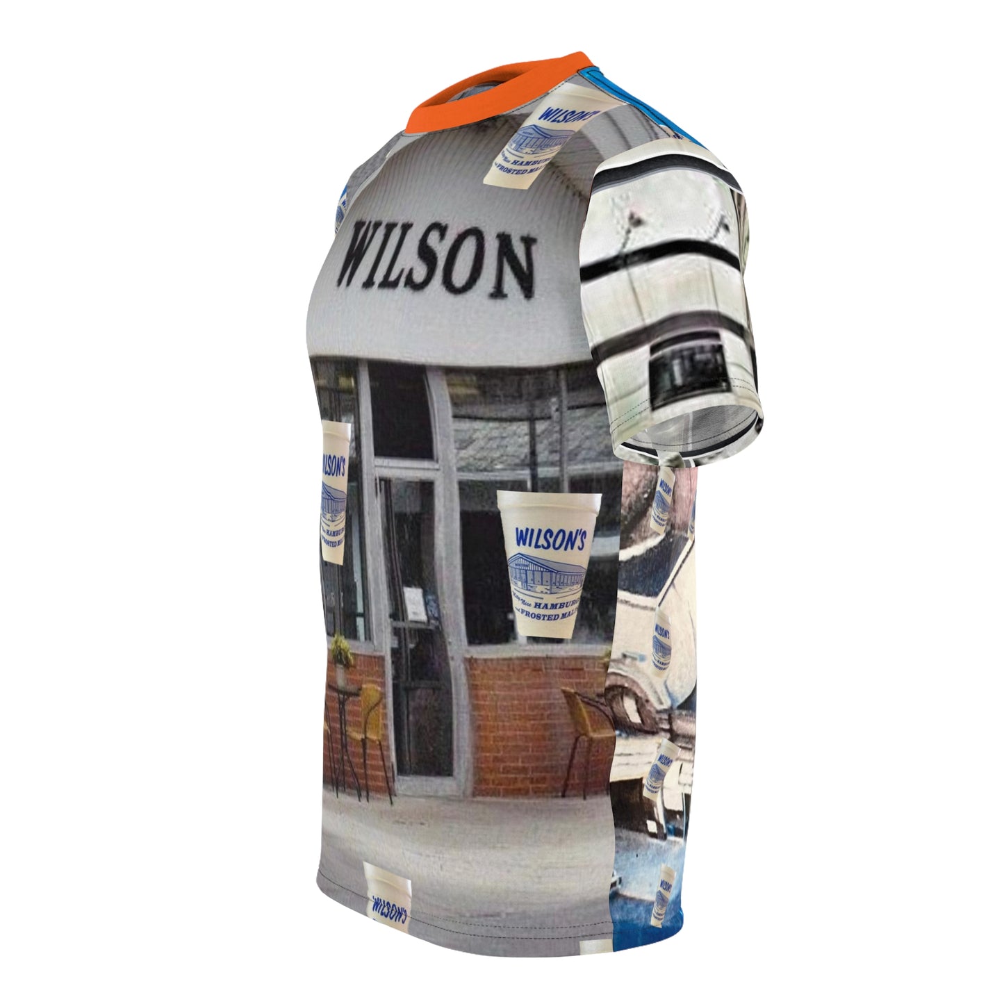 Wilson’s Hamburg Shop Unisex Cut & Sew Tee (AOP)