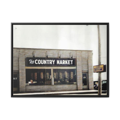 COUNTRY MARKET Findlay’s 224 Vintage Country Market Framed Matte Canvas Art