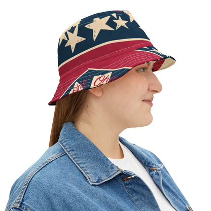 OHIO RED WHITE AND BLUE Bucket Hat (AOP)