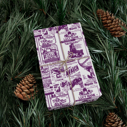 FINDLAY CINEMAS colorway Eggplant Gift Wrap