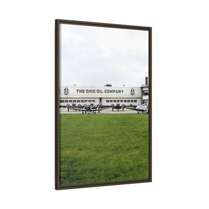 Findlay Airport Vintage Framed Canvas Art - The Ohio Oil Company