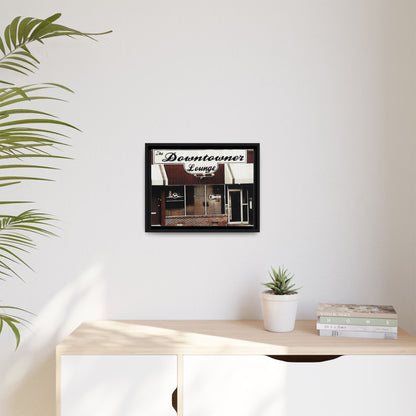 DownTowner Lounge Matte Canvas, Framed (Multi-color)