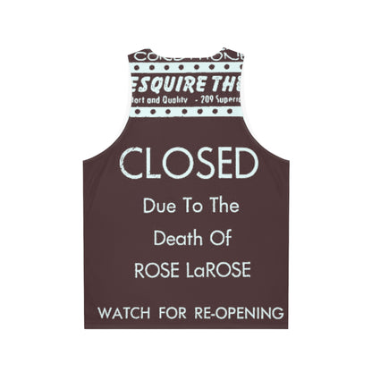 Esquire Mourns Rose LaRose Unisex Tank Top (AOP)