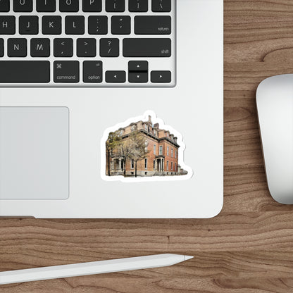 E P Jones Mansion Findlay O Color outlineDie-Cut Stickers