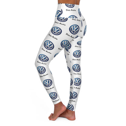 VW Das Auto High Waisted Yoga Leggings (AOP) l