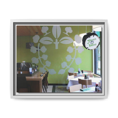 Japan West Findlay O. Modern Botanical Canvas Art - Framed Wall Decor for Dining Spaces