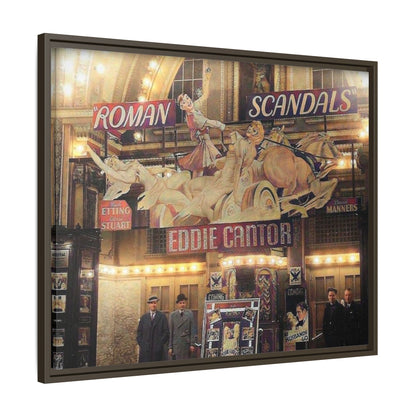 Roman Scandals Royal Theater Vintage Theater Framed Matte Canvas | Eddie Cantor Art