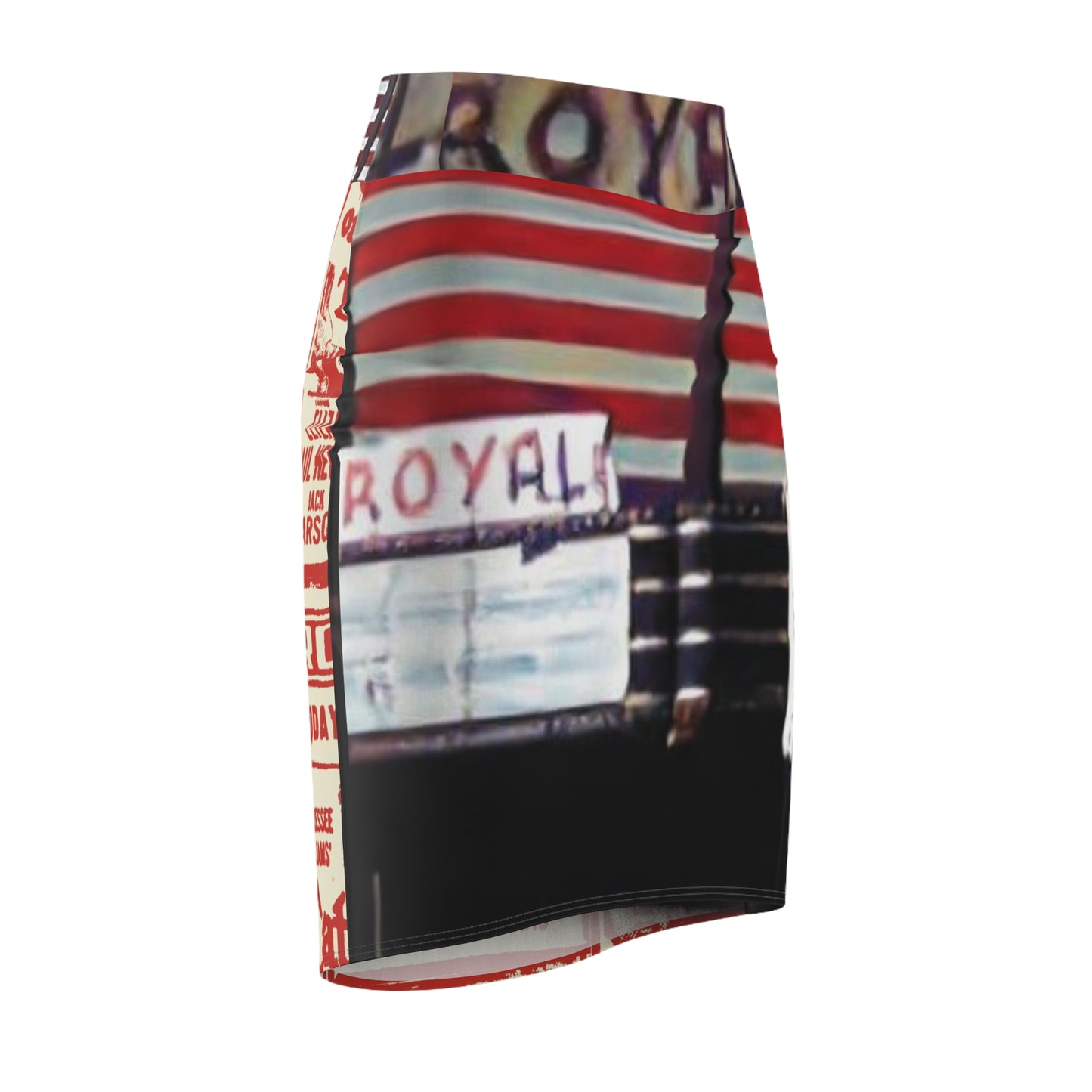 Royal Theater Women's Pencil Skirt (AOP)
