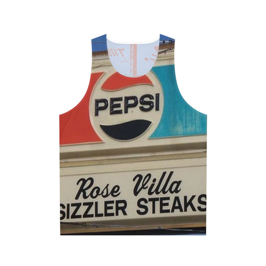 Rose Villa Unisex Tank Top (AOP)