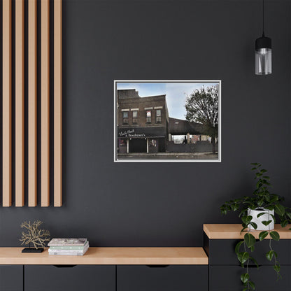 Uncle Buck & Boudreaux’s Framed Matte Canvas Art - Uncle Buck & Boudreaux's Street Scene Decor