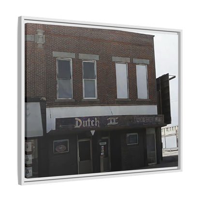 Dutch II Vintage Dutch Bar Framed Canvas Print - Retro Wall Art