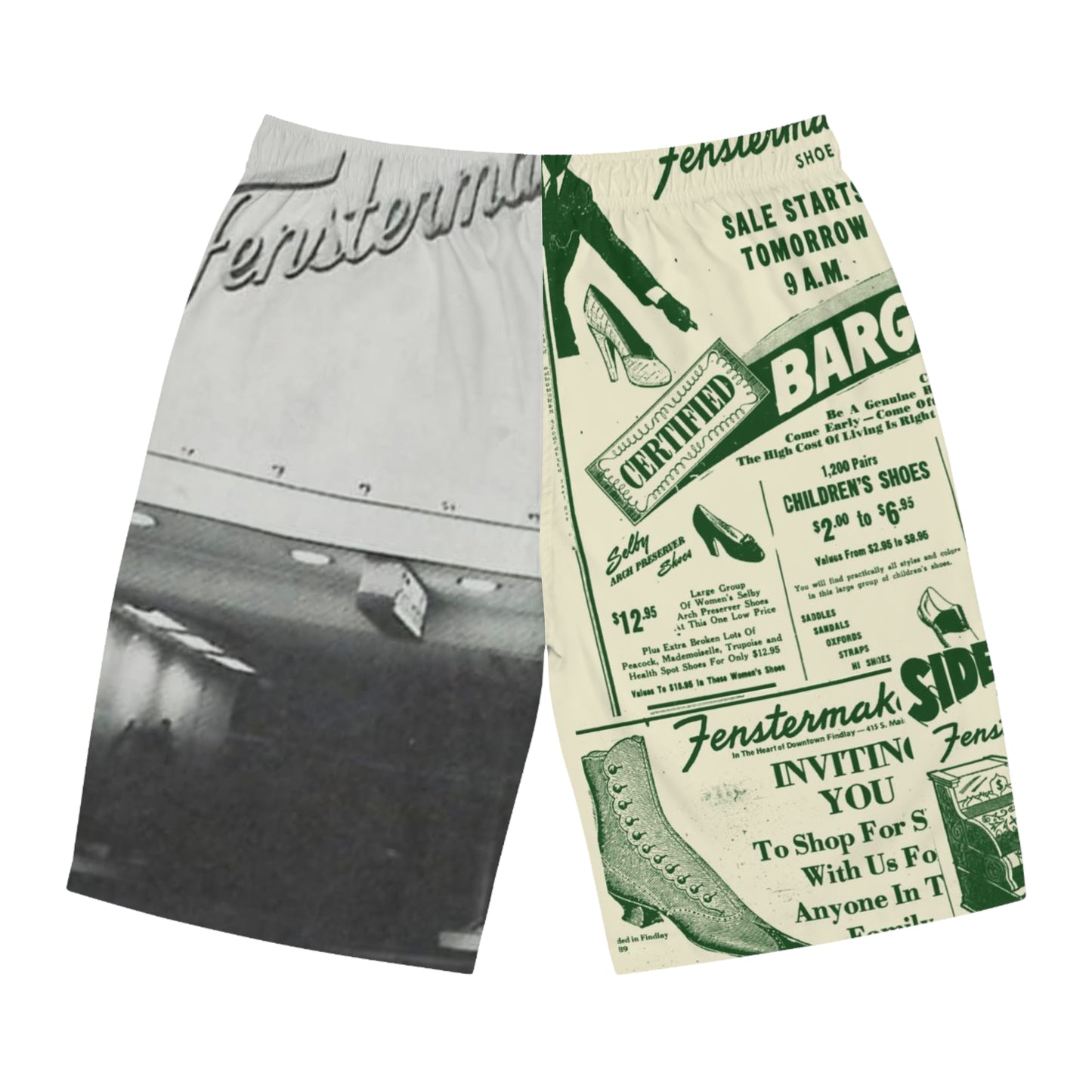 Fenstermaker’s Men's Board Shorts (AOP)