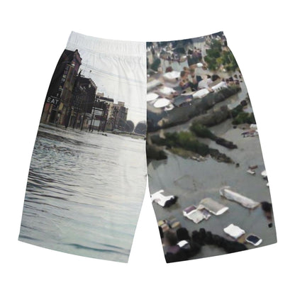 45840 Flood Zone Men's Board Shorts (AOP)