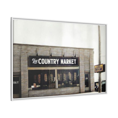 COUNTRY MARKET Findlay’s 224 Vintage Country Market Framed Matte Canvas Art