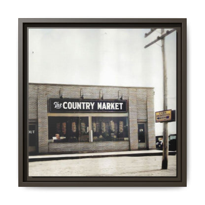 COUNTRY MARKET Findlay’s 224 Vintage Country Market Framed Matte Canvas Art