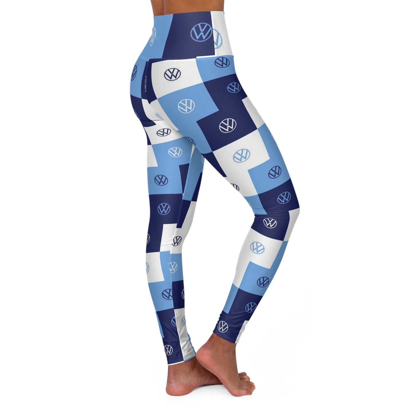 2024 VW BLUES High Waisted Yoga Leggings (AOP)