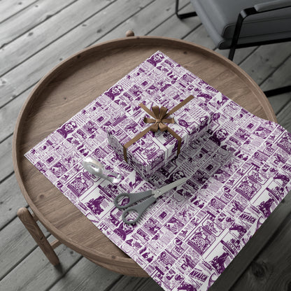 FINDLAY CINEMAS colorway Eggplant Gift Wrap