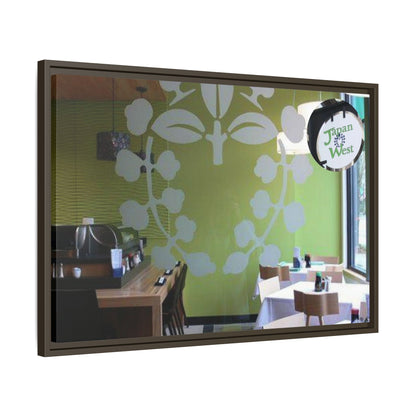 Japan West Findlay O. Modern Botanical Canvas Art - Framed Wall Decor for Dining Spaces