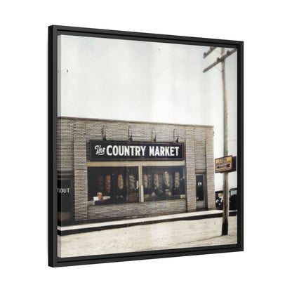 COUNTRY MARKET Findlay’s 224 Vintage Country Market Framed Matte Canvas Art